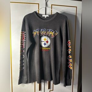 Women’s Pittsburgh Steelers NFL long sleeve thermal shirt.